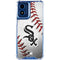MLB Chicago White Sox Game Ball Moto G 5G (2024) Clear Case
